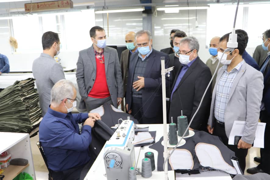 مراسم افتتاحیه کارخانه تولیدی پوشاک ویور